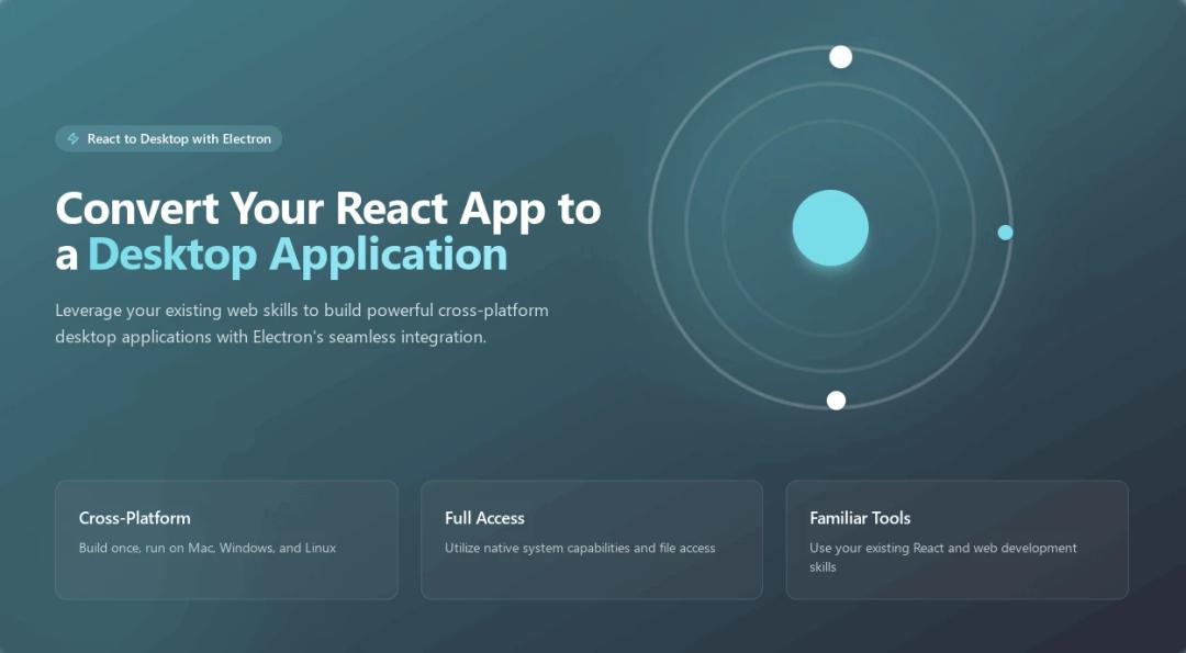 React App to a Desktop Application with Electron 
